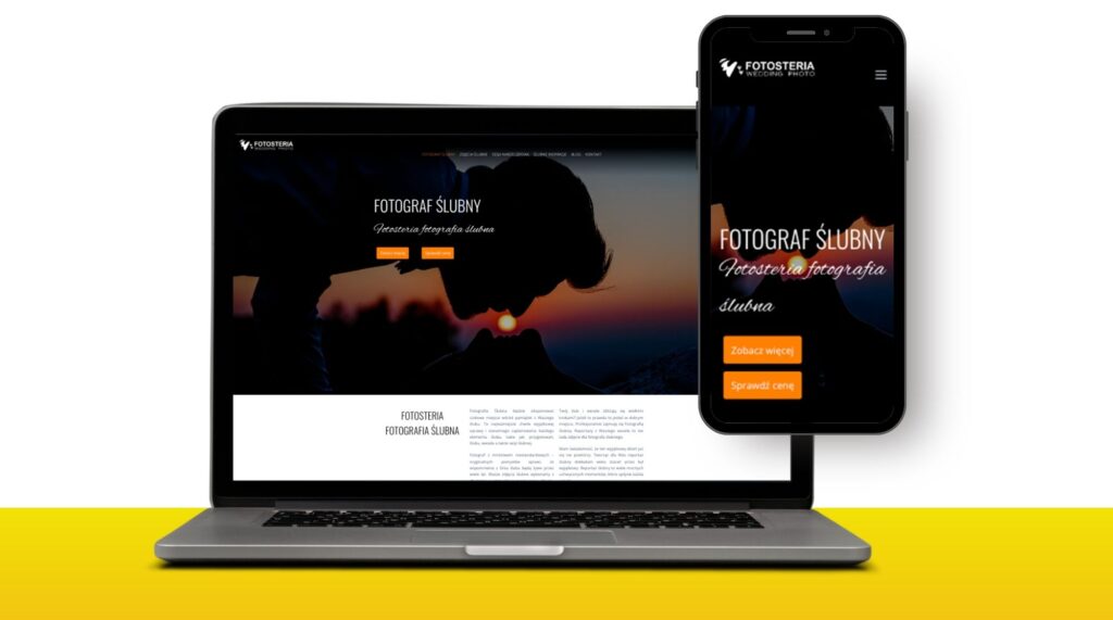 Strona internetowa Fotosteria – realizacja Marketing w Sieci